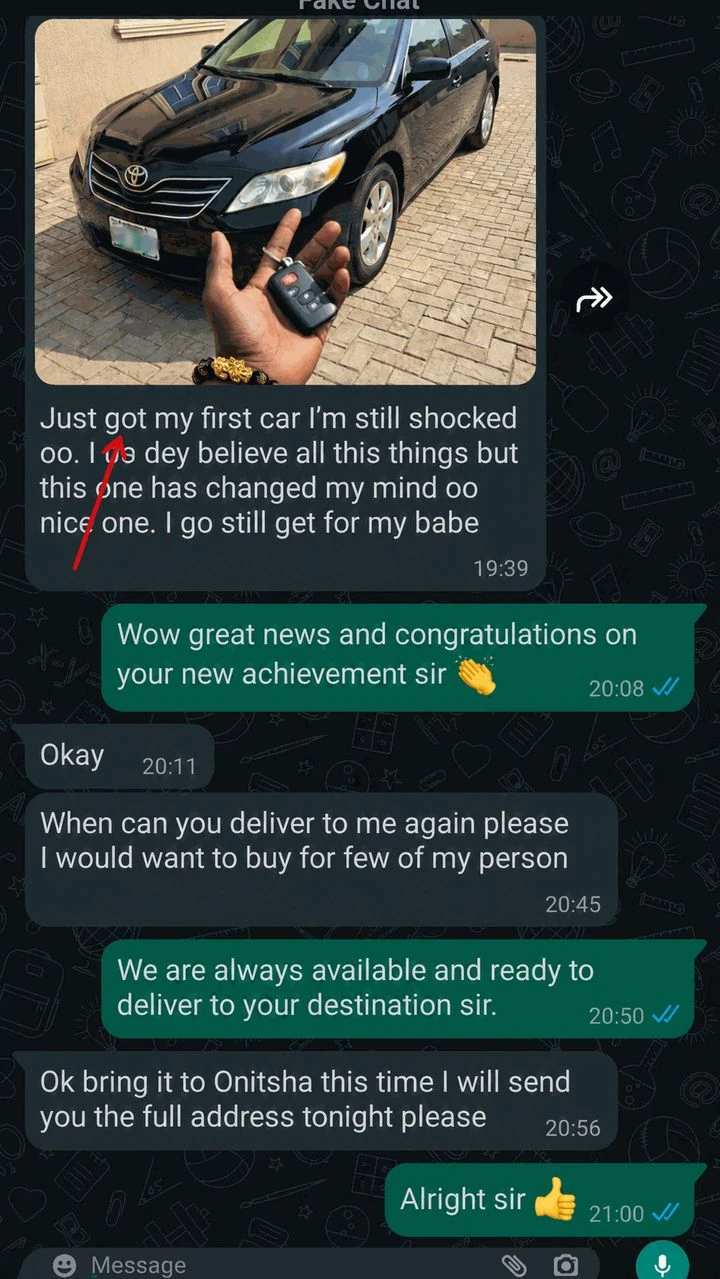 Customer testimonial