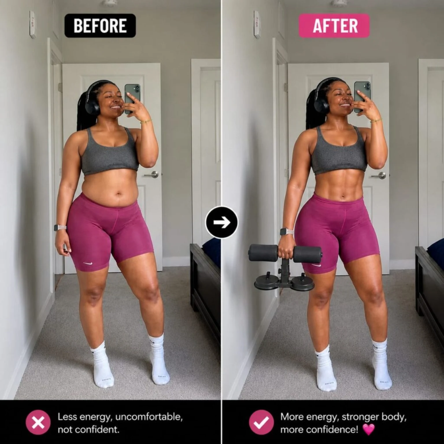 FITORA fitness progress example
